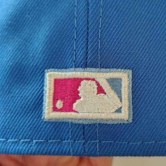 Atlanta Braves New Era Blue/Pink MLB x Big League Chew Fitted Hat - Picture 6 of 10